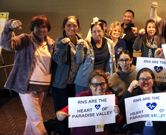 Paradise Valley RNs are Sticking Together UNAC/UHCP