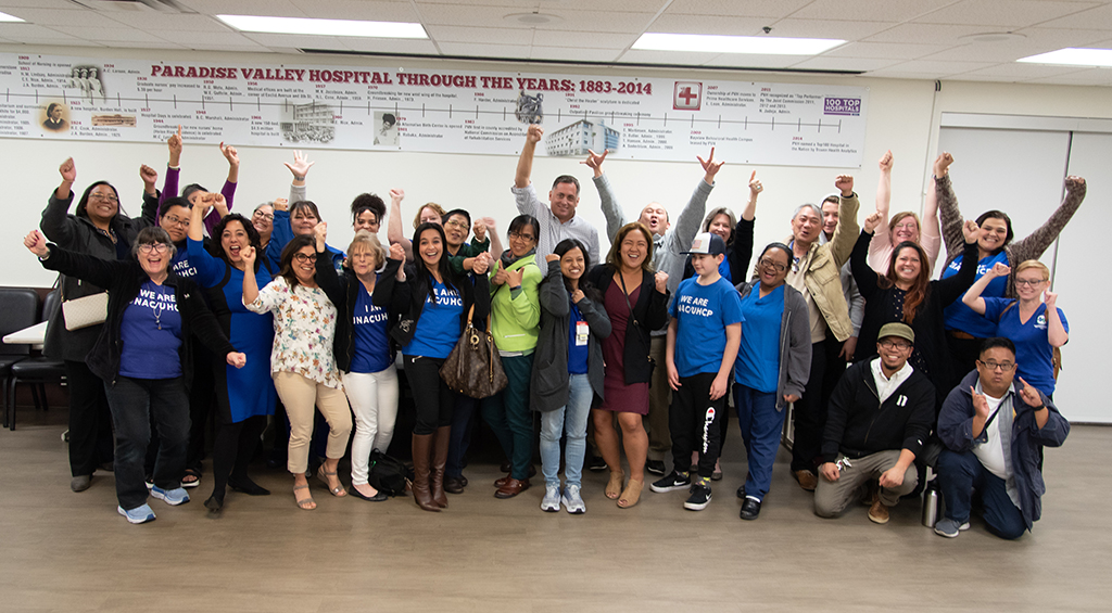 Paradise Valley RNs Vote to Join UNAC/UHCP UNAC/UHCP